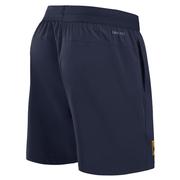 West Virginia Nike Dri-Fit Woven Sideline Shorts